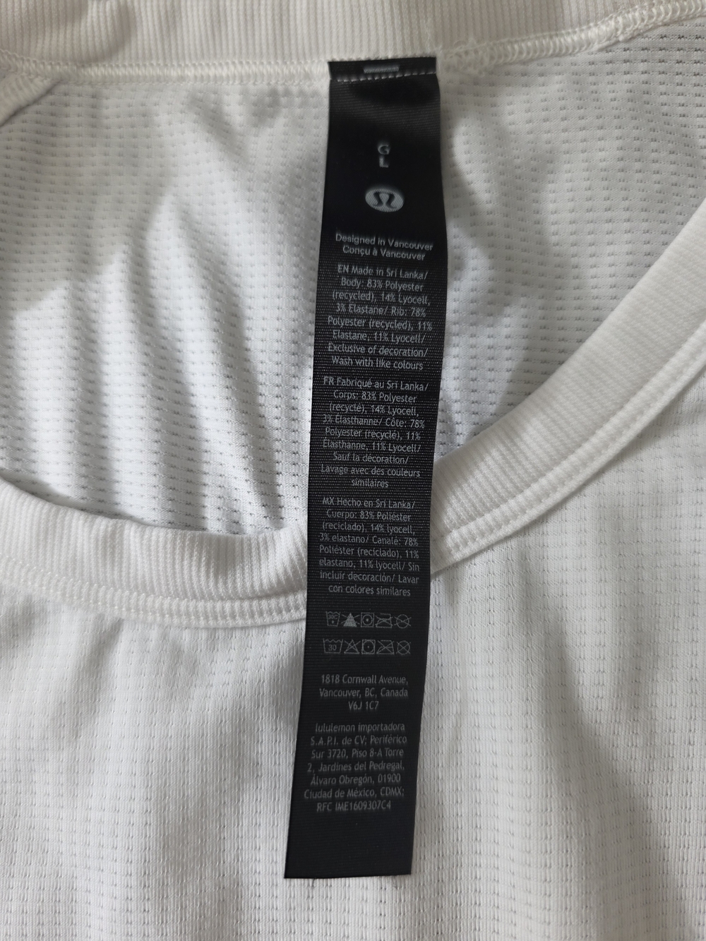 Lululemon Mile Maker Mesh Tank - Size Large - Picture 2 of 4